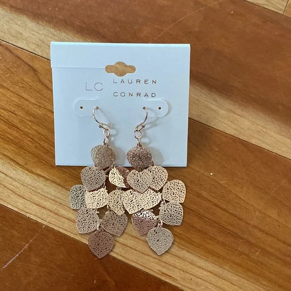 Lauren conrad deals rose gold earrings